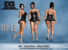 DG - Lena Dress - Black Latex - Box