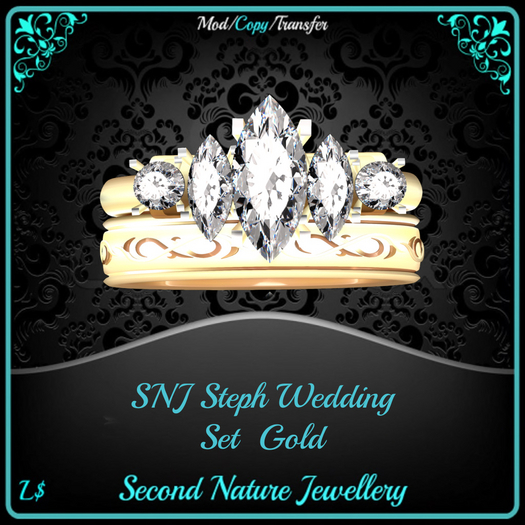 SNJ Steph Wedding Set Gold ADD & CLICK!