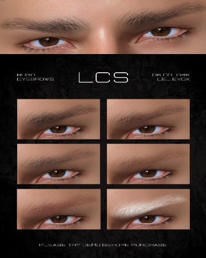 [LCS] Hugo HD Eyebrows - LeLUTKA 