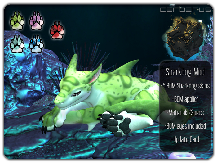 .:C:. Sharkdog - Leopard Shark Modkit - Vibrant