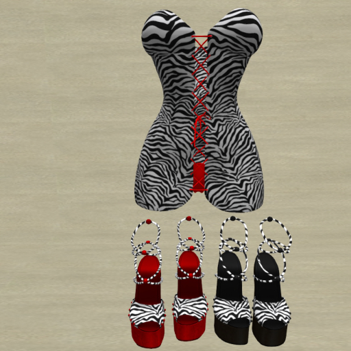 { Xan's} Zebra laced set- Maitreya