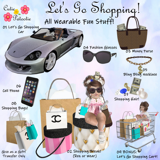 01 ::CP:: Let's Go Shopping Car! (BOXED) RARE