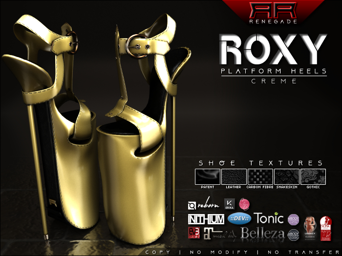 [Renegade] Roxy Platform Heels - Creme