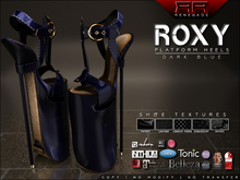 [Renegade] Roxy Platform Heels - Dark Blue