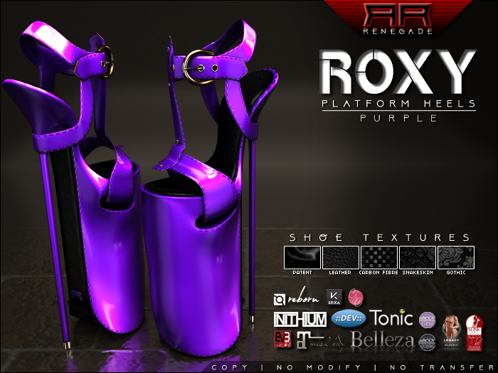 [Renegade] Roxy Platform Heels - Purple
