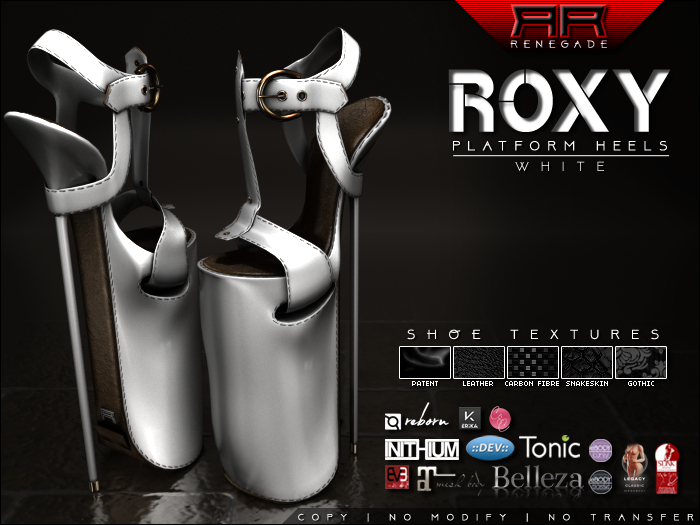 [Renegade] Roxy Platform Heels - White