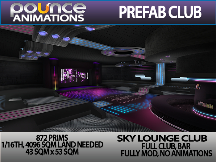 POUNCE Animations - Prefab Sky Lounge Club