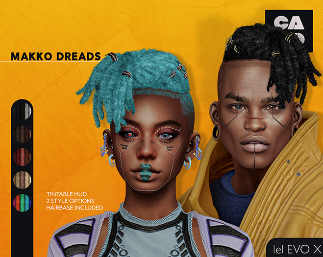 CAMO - Makko Dreads - FATPACK