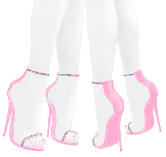 Lush - BadGirl Chain Heels Candy