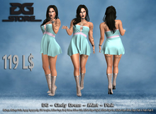 DG - Cindy Dress - Mint Pink - Box