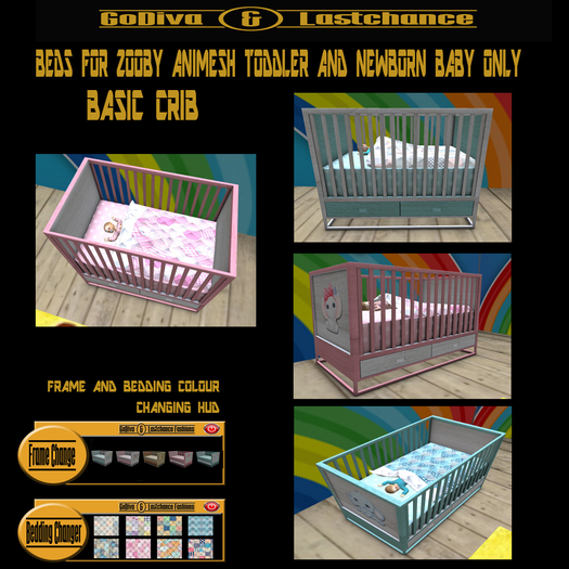 G&L ZOOBY ANIMESH BASIC CRIB