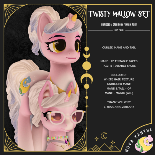 .NX. Twisty Mallow Set *GIFT*