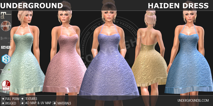 [UG MESH] HAIDEN DRESS - FULL PERM