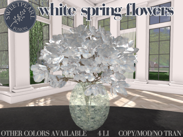 SweetPearl Fusion - White Spring Flowers