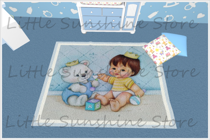 εїз ☀ Nursery Rug - My Little King ( Not Texture / mesh ) ☀ εїз