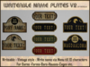 Second Life Marketplace - [M-C] Writeable Name Plates V2