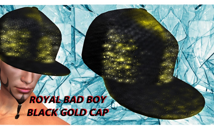ROYAL BAD BOY BLACK GOLD CAP