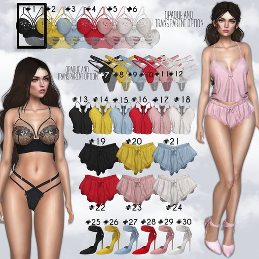 * 1 - Addams // Aileen Bra // Maitreya - RARE