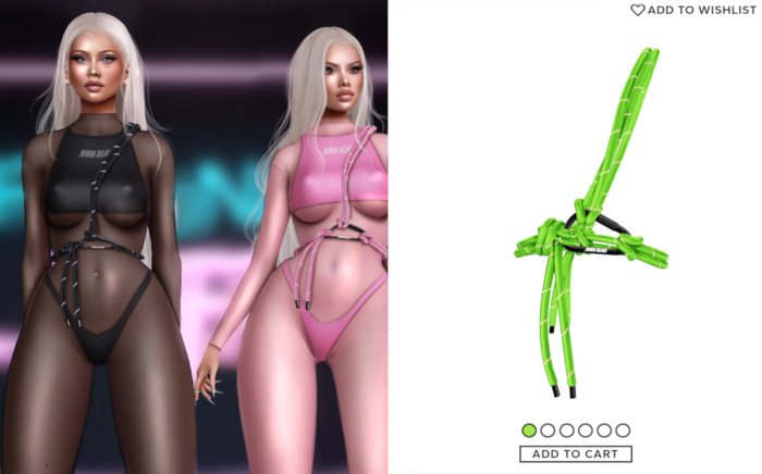"Off-Havoc" x "Alaia" Rope . Green