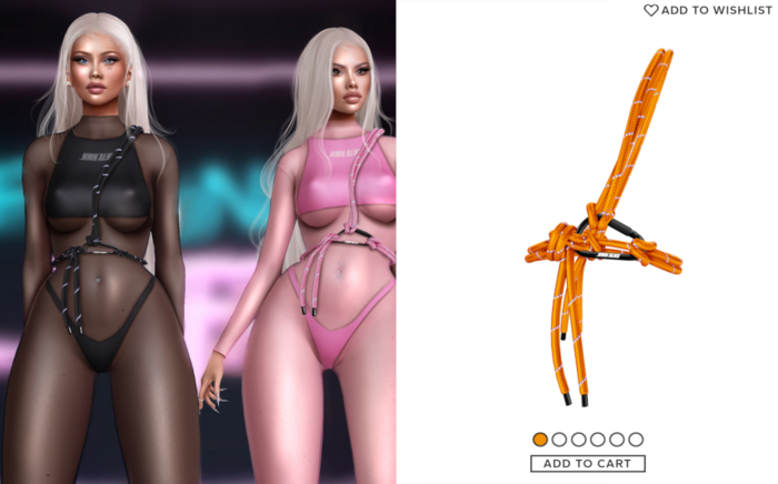 "Off-Havoc" x "Alaia" Rope . Orange