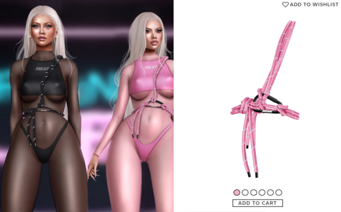 "Off-Havoc" x "Alaia" Rope . Pink