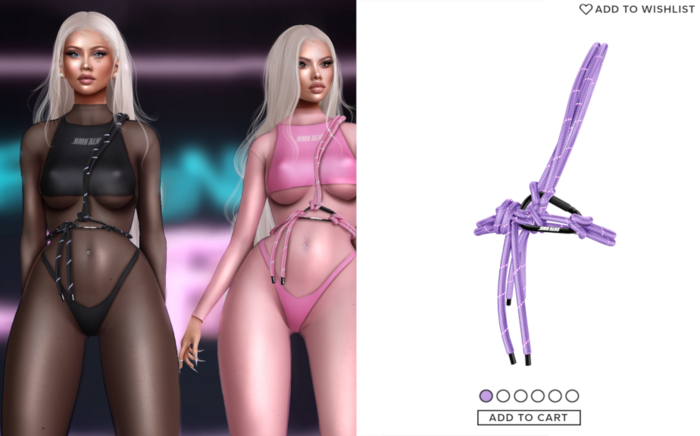 "Off-Havoc" x "Alaia" Rope . Purple