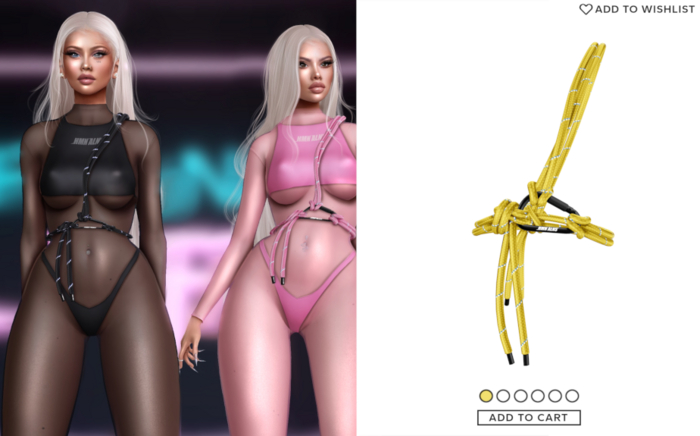 "Off-Havoc" x "Alaia" Rope . Yellow