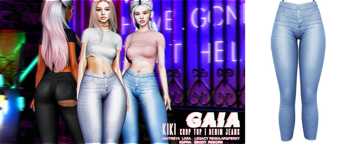 Gaia - Kiki Denim Jeans BLUE