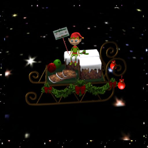 DFS Xmas Fruit Cake Tray