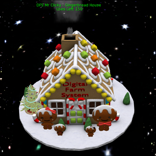 DFS Mr Clicky - Gingerbread House Uses Left: 150