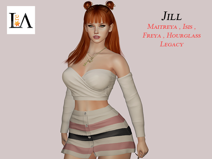 LA-Set Jill  unpack white
