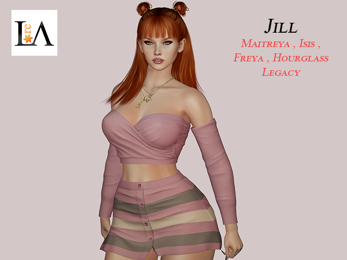 LA-Set Jill  unpack Pink