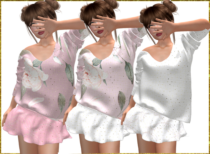 Carla Outfit for Tweenster, SMB, AVI (L) Spring colors