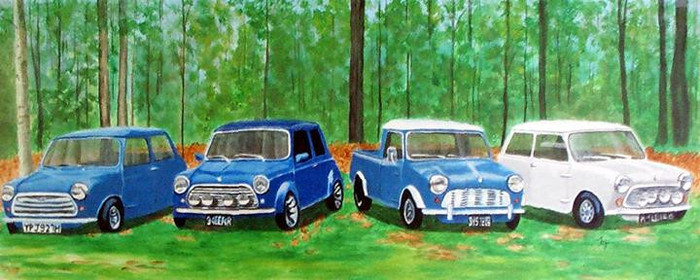 Antique Mini Cars