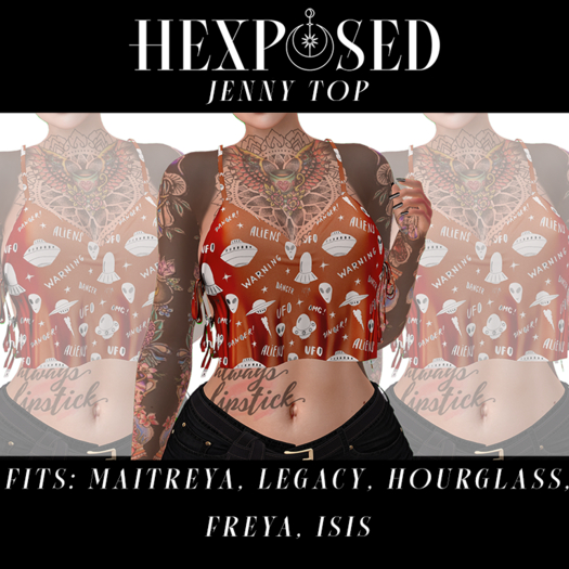 ~HexPpsed~ Jenny Top - UFO