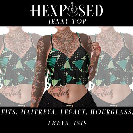 ~HexPosed~ Jenny Top - SPACE SQUARE