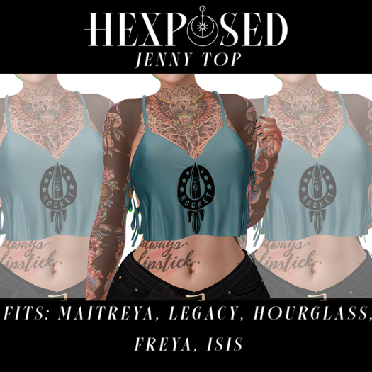 ~HexPosed~ Jenny Top - ROCKET