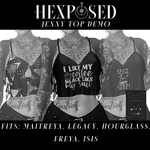 ~HexPosed~ Jenny Top - DEMO