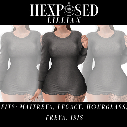 ~HexPosed~Lillian Outfit - GREY