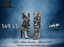 DG - Alice Boots - Silver - Box