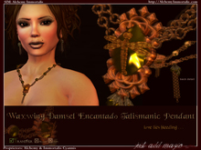 Waxwing Damsel Encantado Talismanic Pendant (WAS $175 -> NOW ONLY $45!)