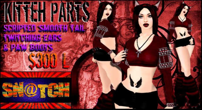 :::Sn@tch Kitteh Parts (Red):::