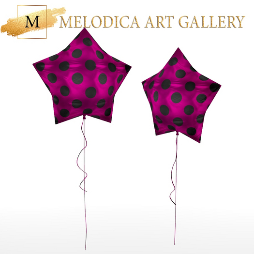 Pink Polka Balloon