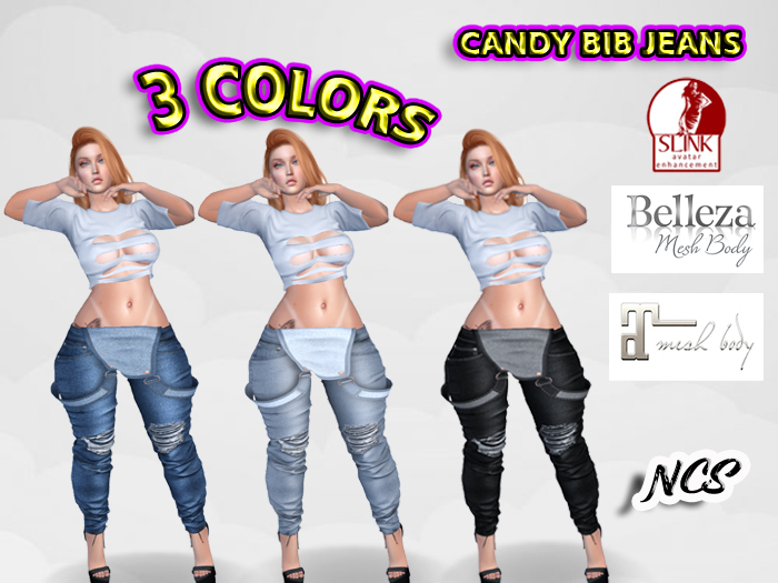 .:NCS:.  CANDY BIB JEANS [ BOX ]