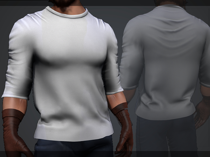 [LOAF] White Semi-Long Sleeve // Belleza