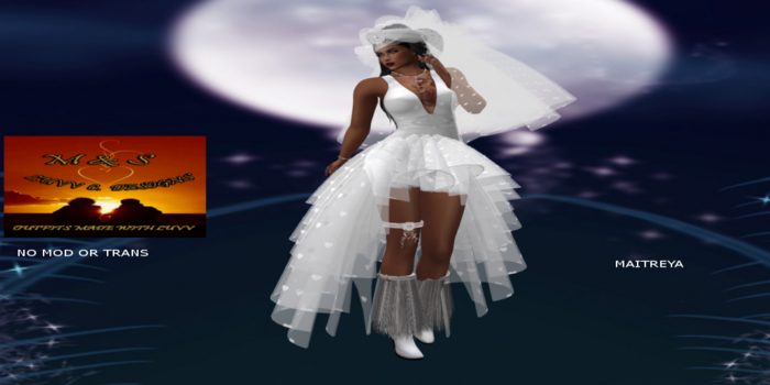 M & S LUVV DESIGNS  WEDDING GOWN MARIAH