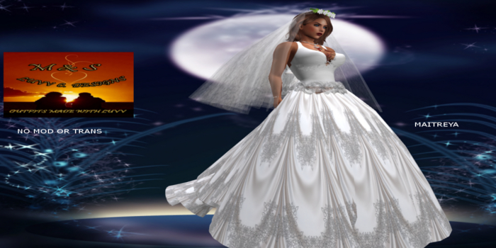 M & S LUVV C DESIGNS  WEDDING GOWN MARISSA