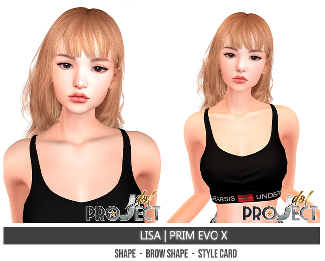 Second Life Marketplace - [PROJ] Blackpink - Lisa - Lelutka Prim EvoX