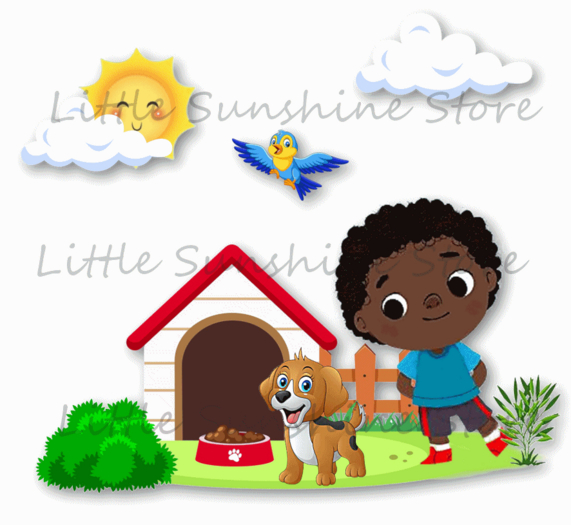 εїз ☀Wall Decal /My Furry Friend ( Not Texture ) ☀ εїз