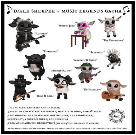Jinx : Sheepee - Prodisheep Avatar UNCOMMON - REZZ to Unpack